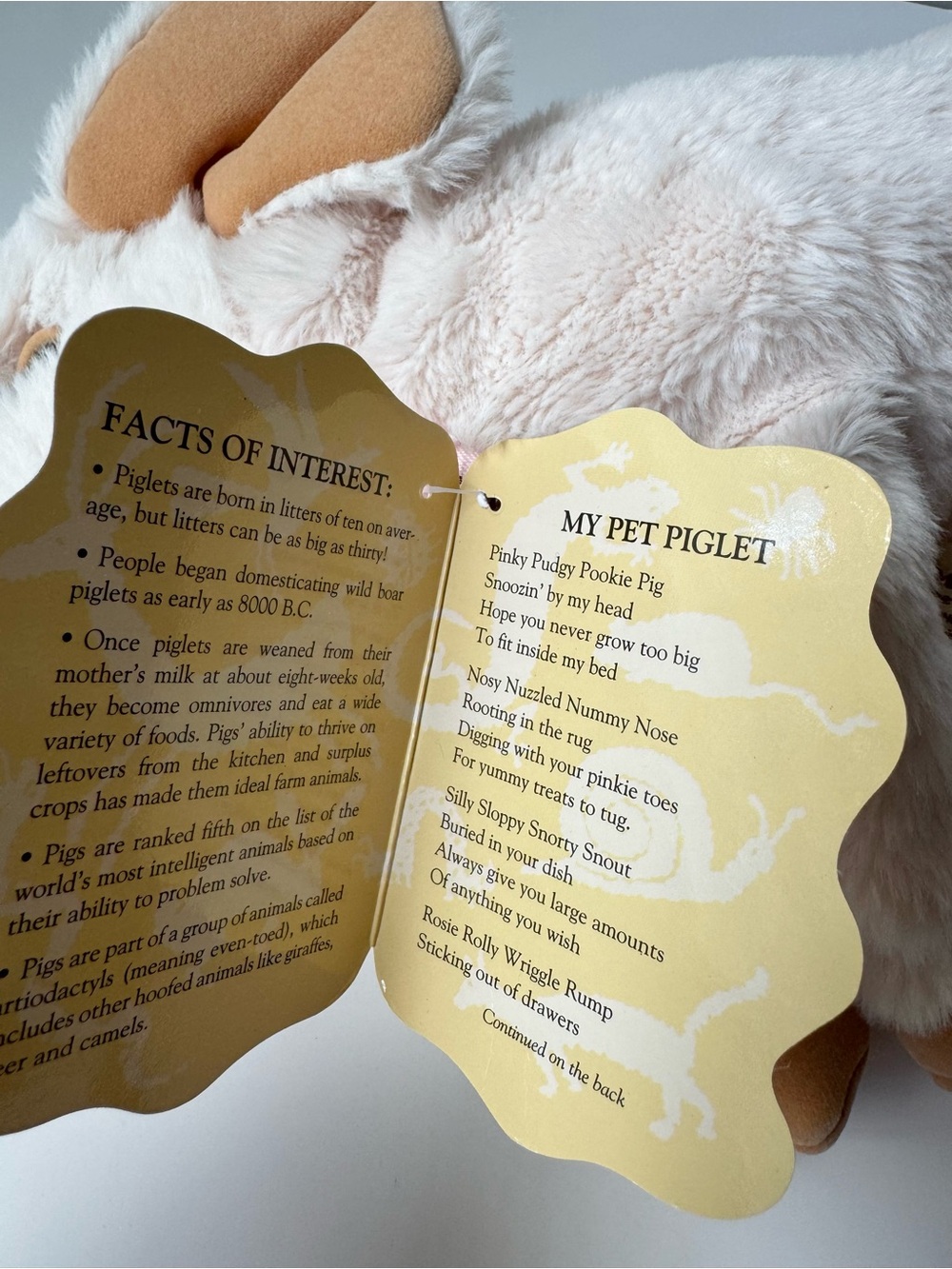 Folkmanis Piglet Puppet - Picture 6 of 9
